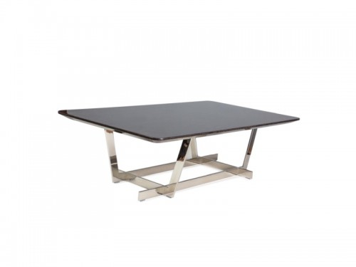 Стіл журнальний Sotterra Чорний / Хром Signal